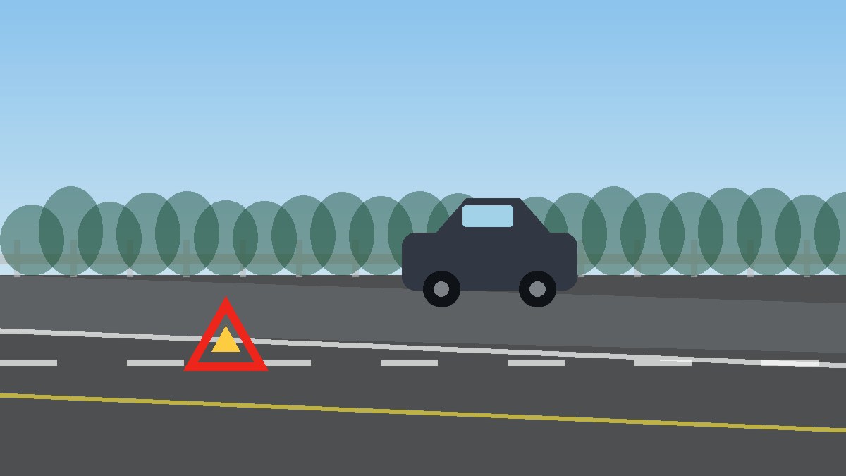 巴音郭楞道路故障安全等待现场图